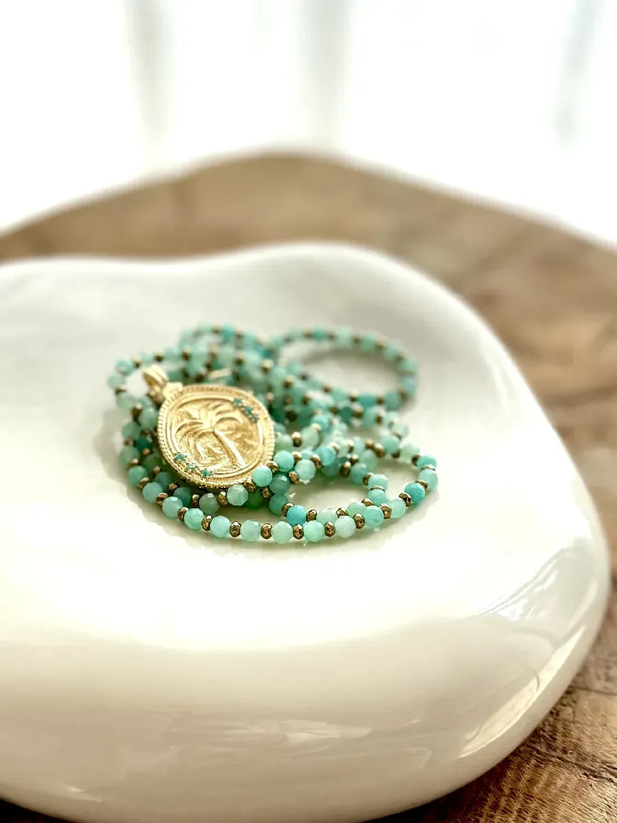 Médaille en citrine, vue 3 - Paulette Quincaillerie