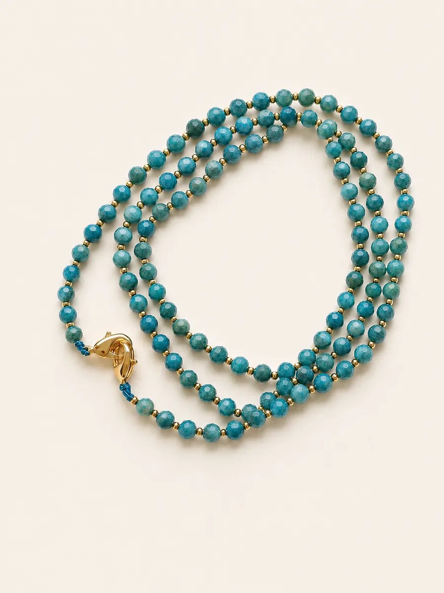 Sautoir en apatite - Paulette Quincaillerie