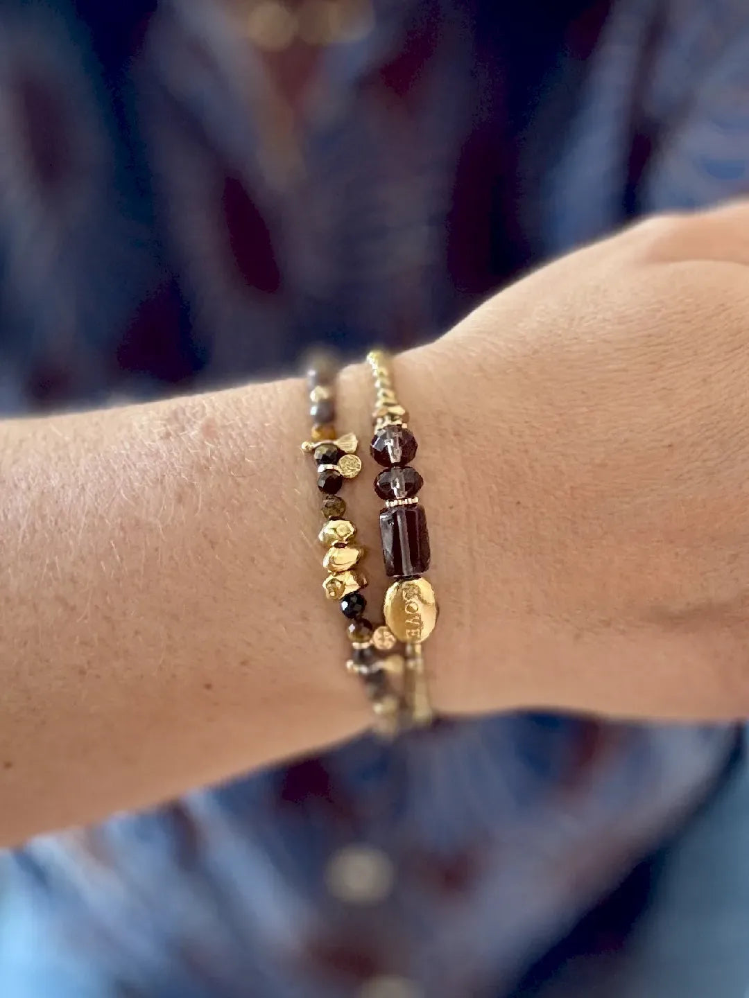 Bracelet en œil de tigre, vue 4 - Paulette Quincaillerie