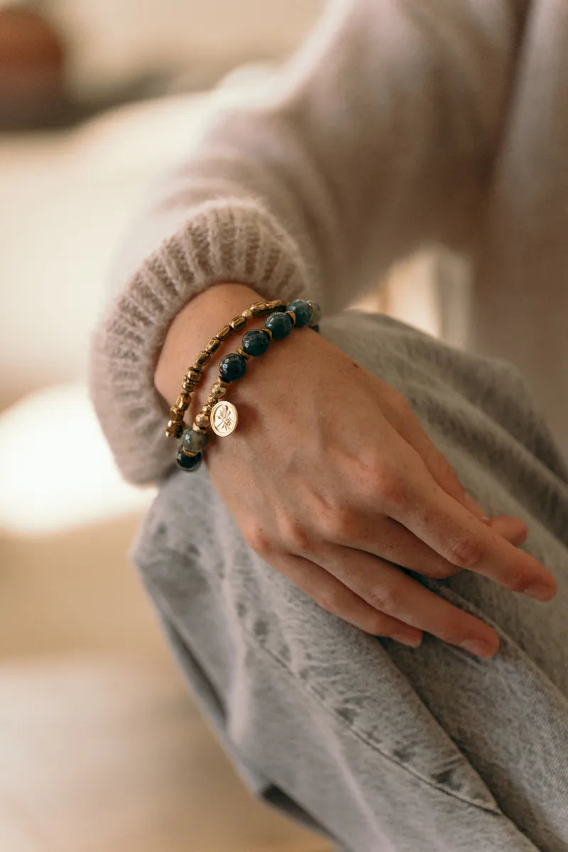 BRACELET ELENA AGATE MOUSSE