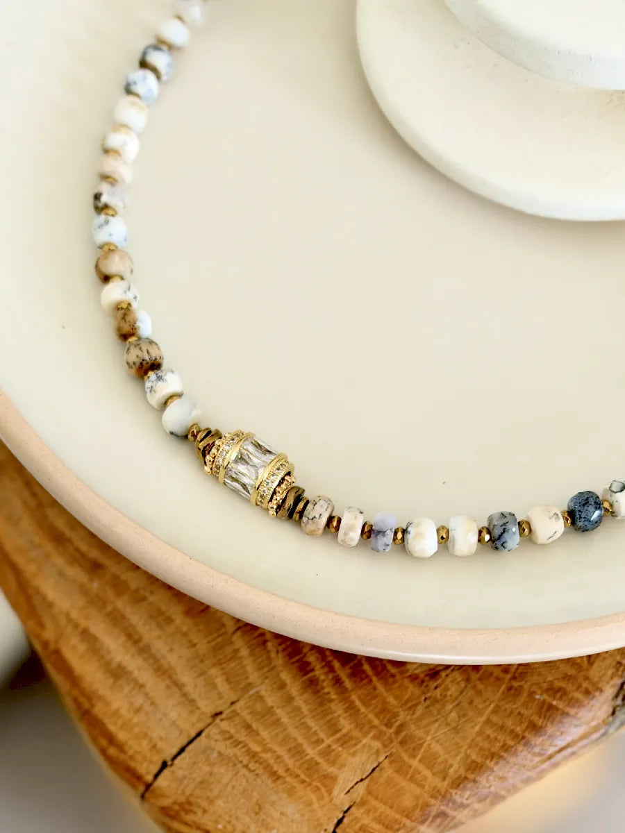 COLLIER OPALE DENDRITIQUE EDEN