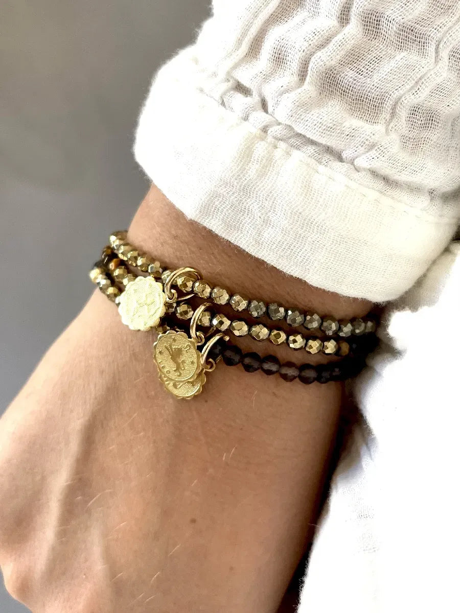 Bracelet en grenat - Paulette Quincaillerie