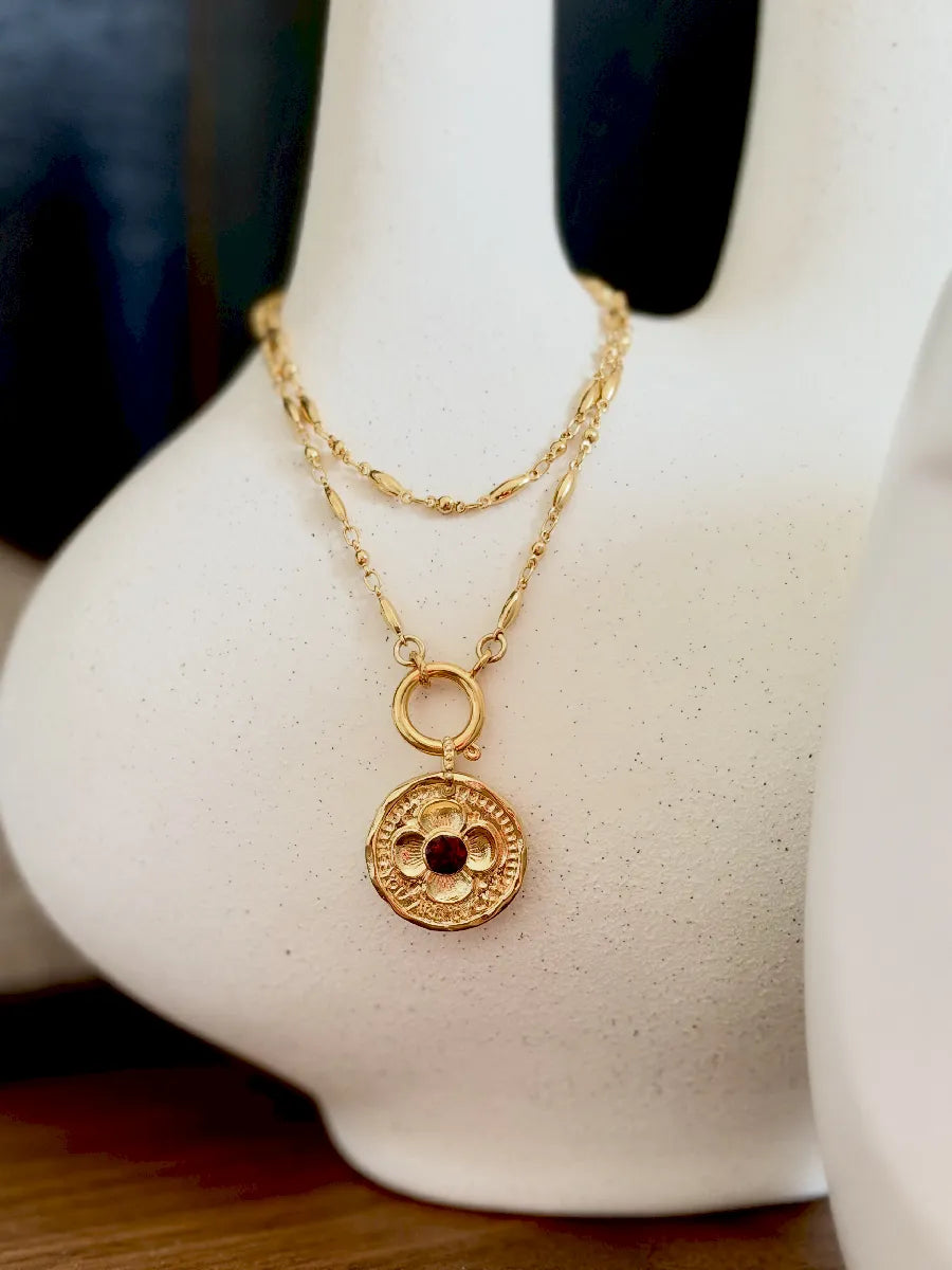 COLLIER CHAINE GRAIN DE RIZ RITA