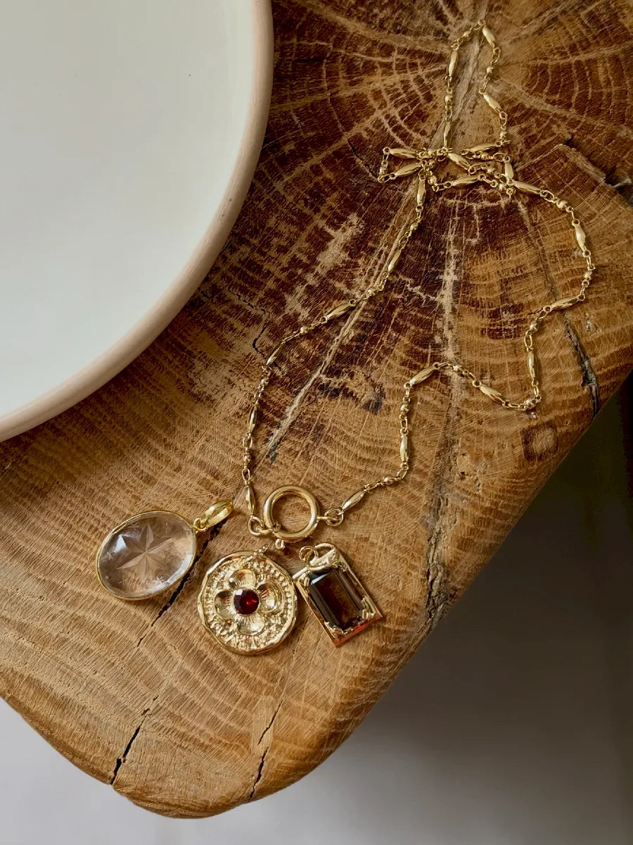 COLLIER CHAINE GRAIN DE RIZ RITA