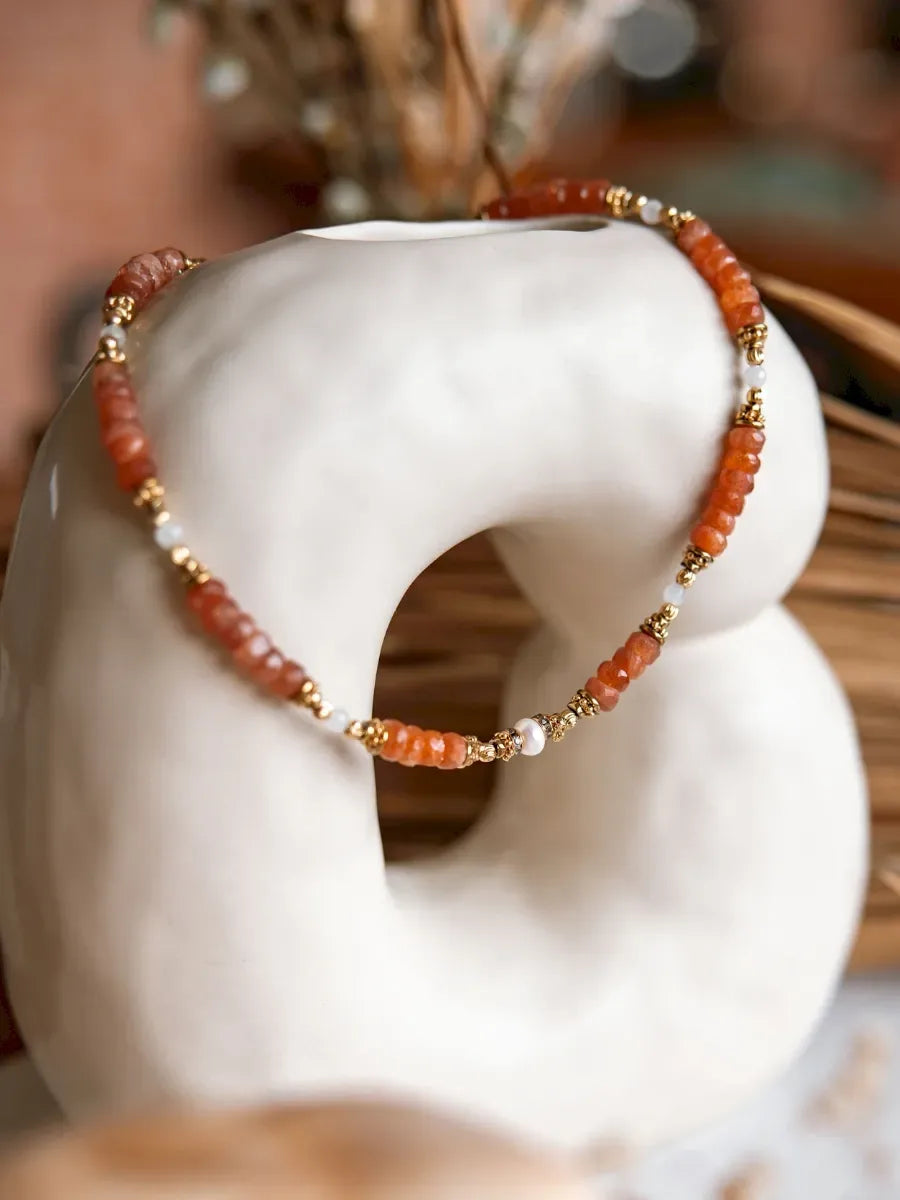 collier pierre de soleil Imani