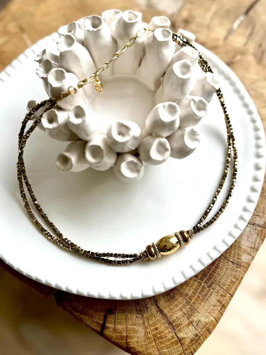 Collier en hématite - Paulette Quincaillerie
