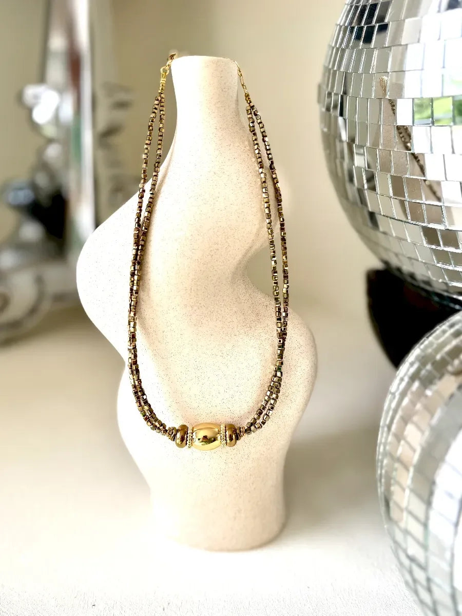 Collier en hématite, vue 5 - Paulette Quincaillerie