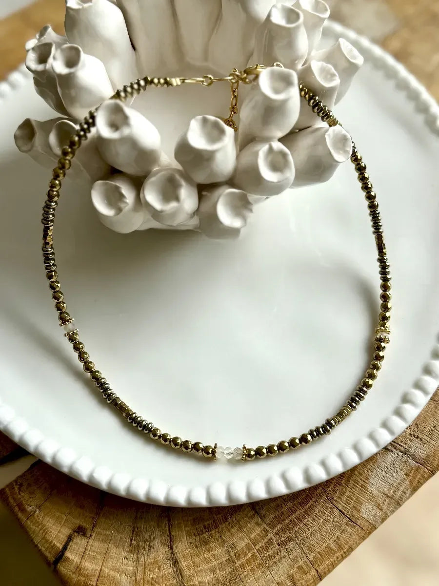 Collier en hématite - Paulette Quincaillerie