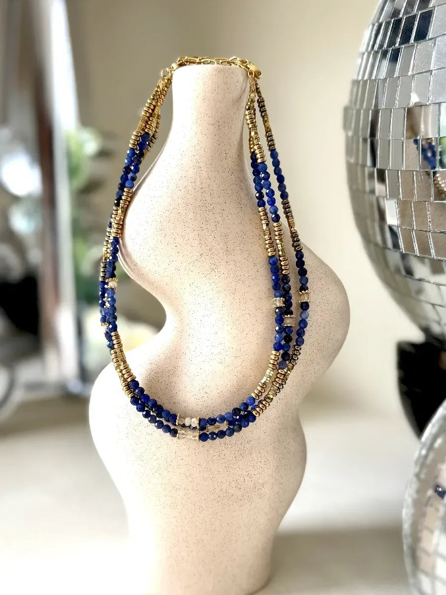 Collier en quartz rutile, vue 3 - Paulette Quincaillerie