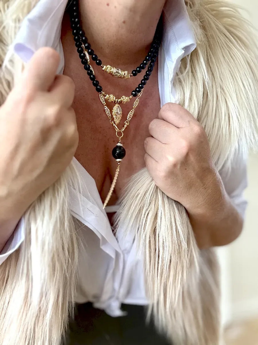 Collier en perle d'eau douce, vue 7 - Paulette Quincaillerie