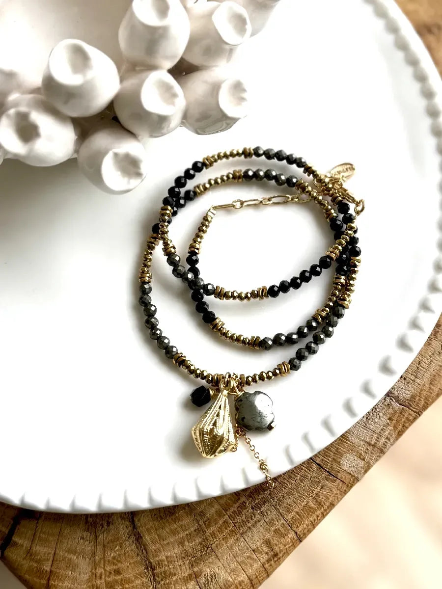 Collier en pyrite - Paulette Quincaillerie