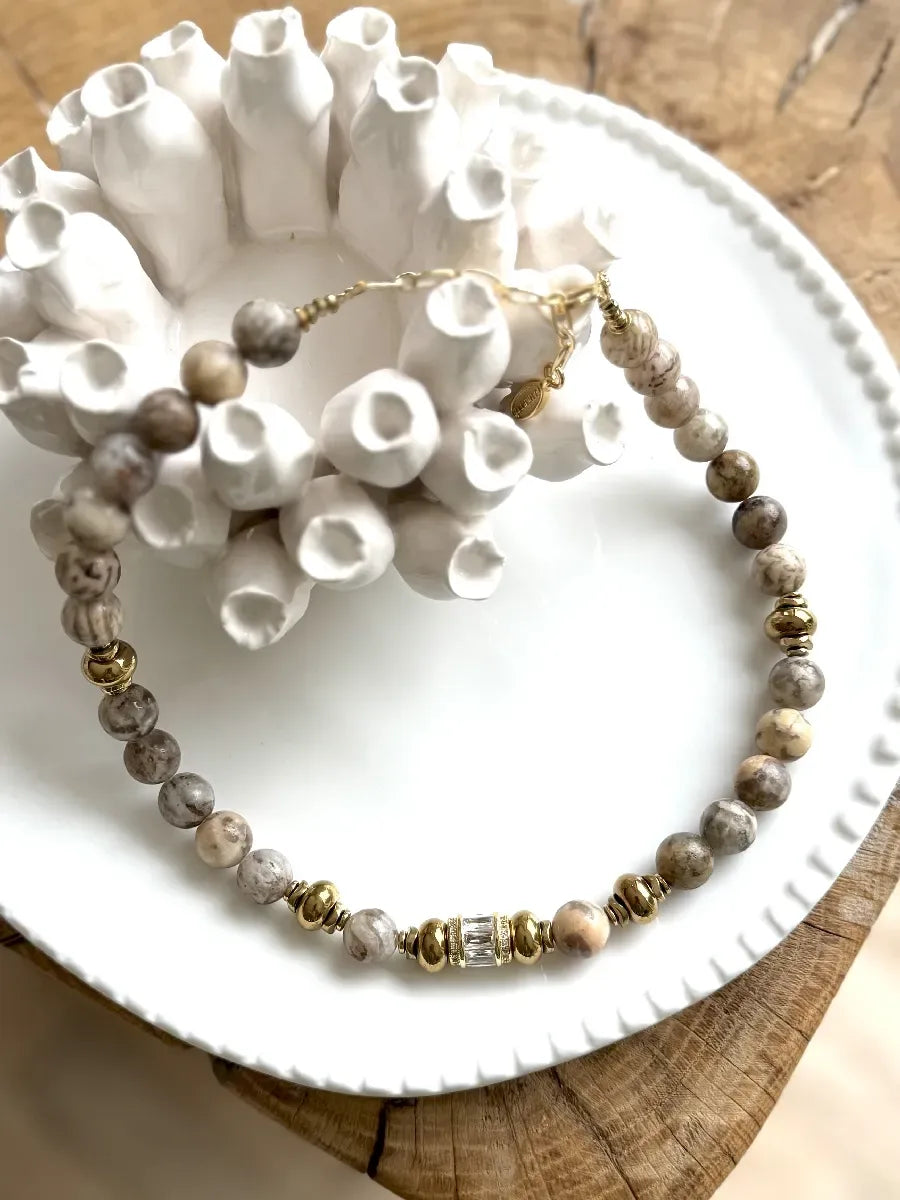 COLLIER CARMEN  FELDSPATH
