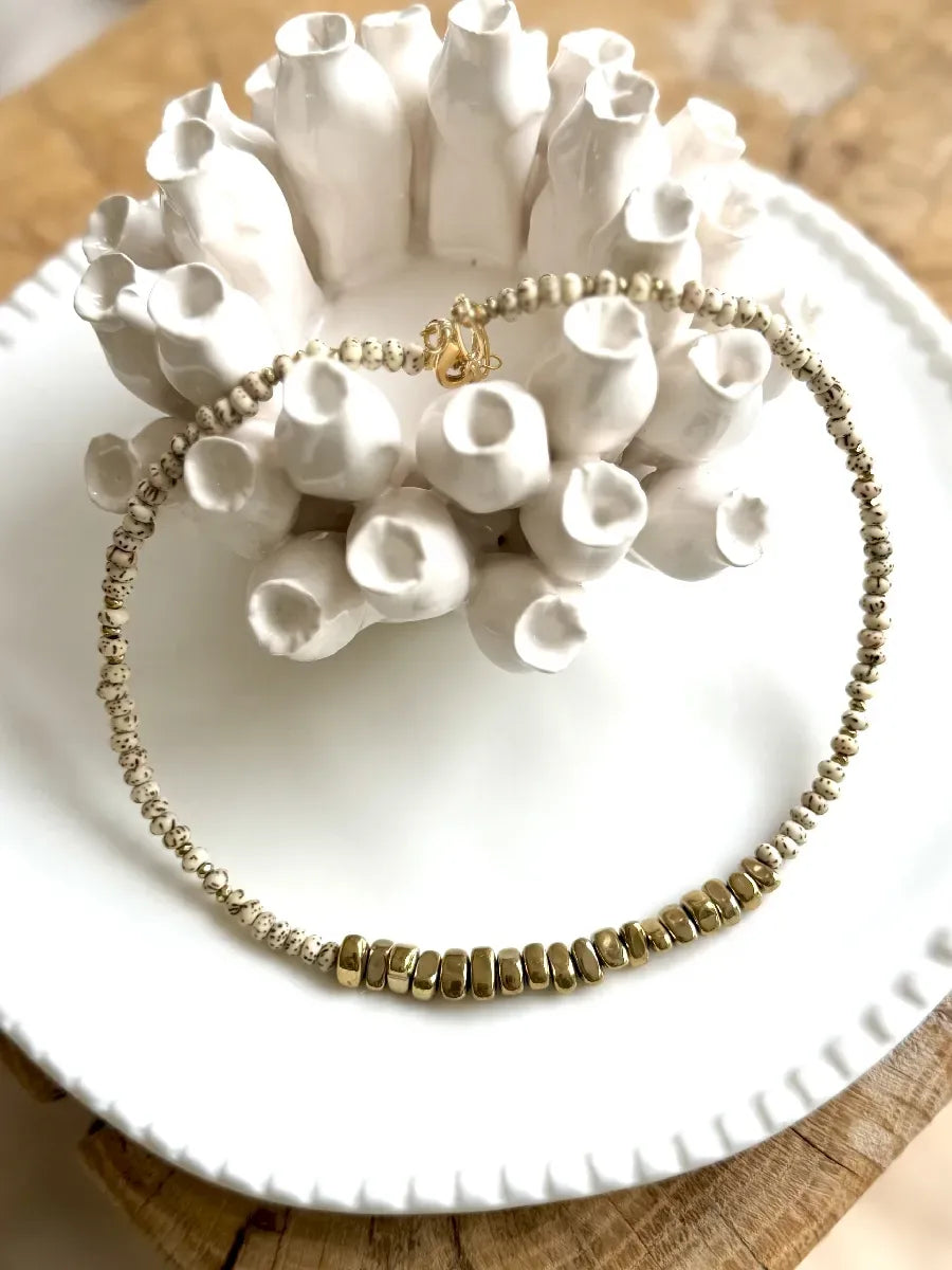 Collier en hématite, vue 5 - Paulette Quincaillerie