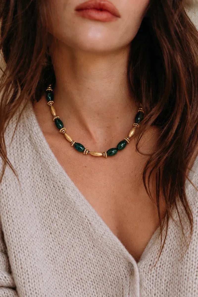 COLLIER TURANE AGATE MOUSSE