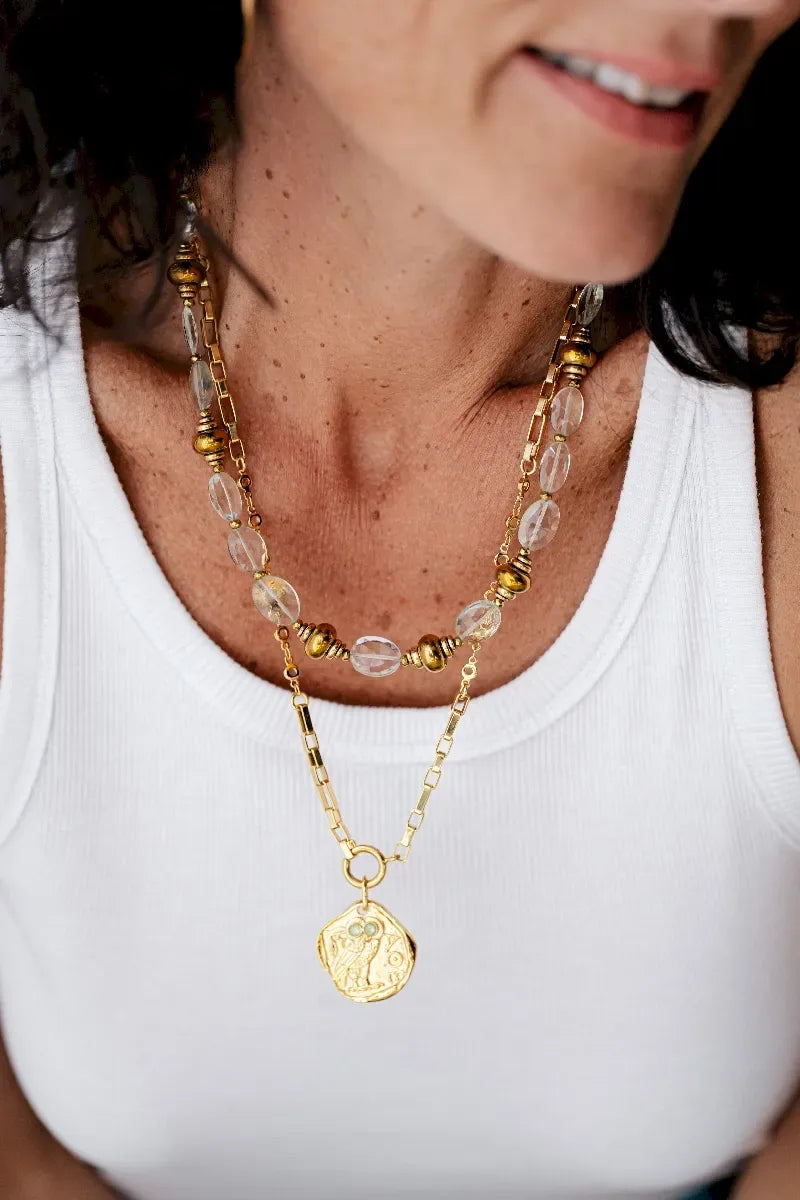 Collier en améthyste - Paulette Quincaillerie