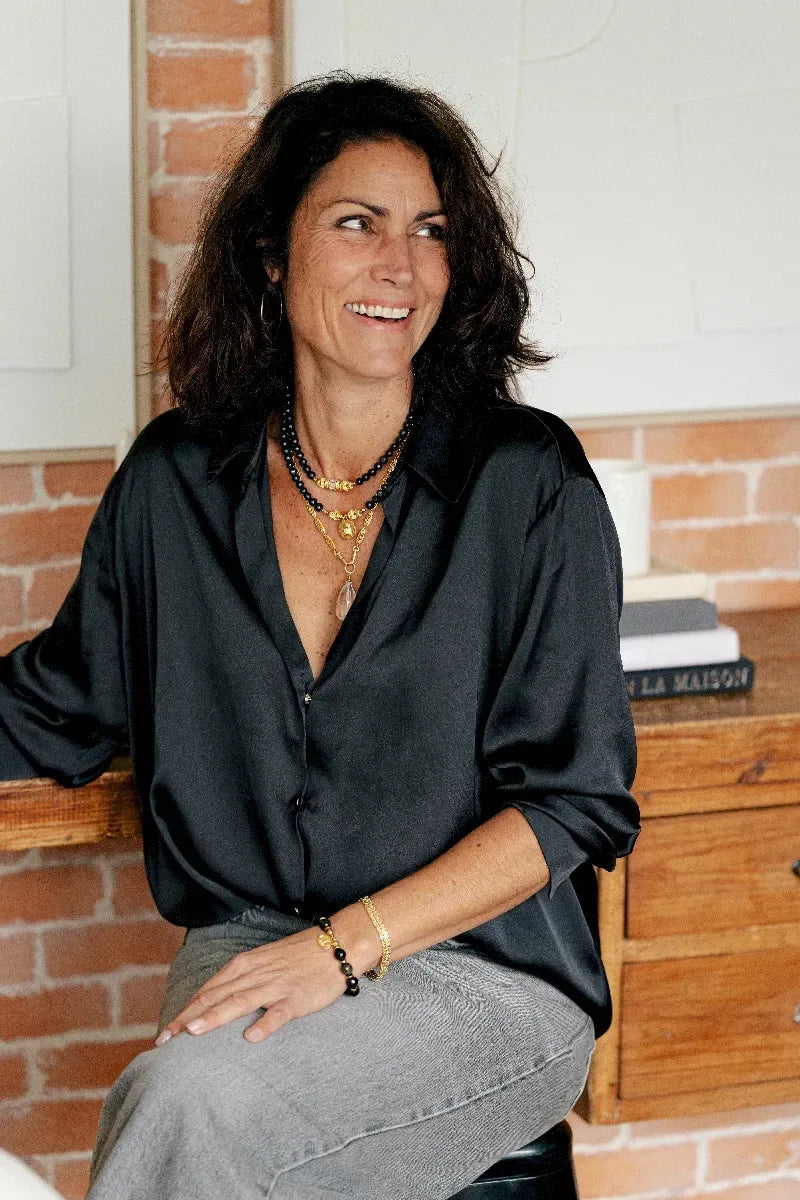 Collier en perle d'eau douce, vue 4 - Paulette Quincaillerie