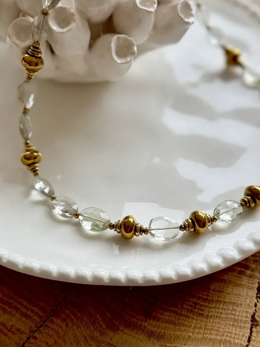 Collier en améthyste, vue 2 - Paulette Quincaillerie