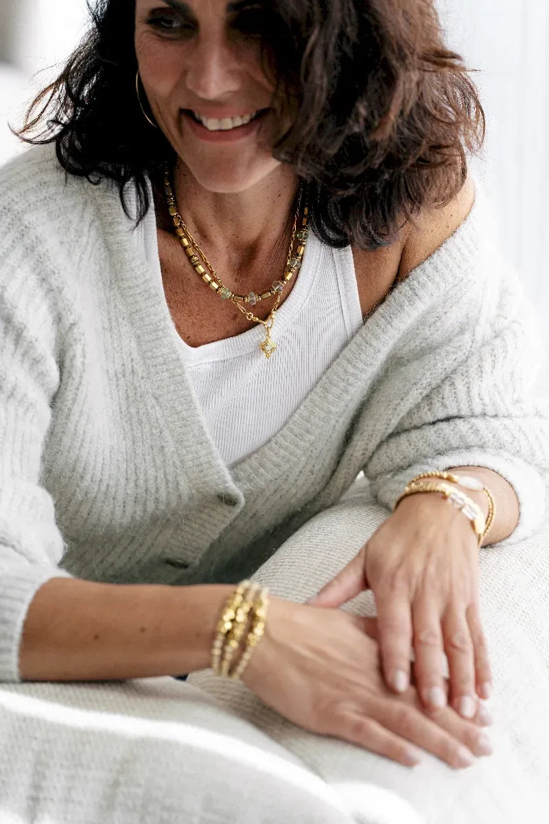 Bracelet en hématite, vue 3 - Paulette Quincaillerie