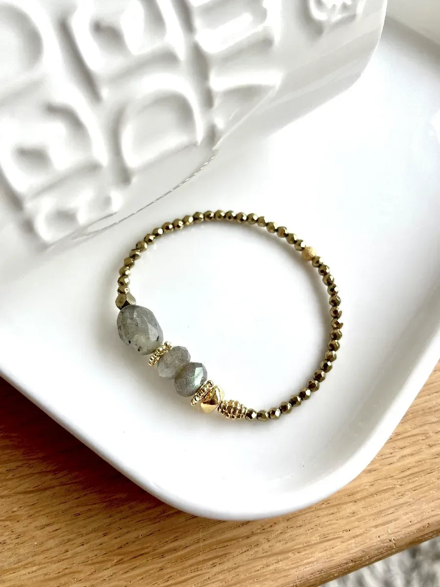 BRACELET GAIA LABRADORITE