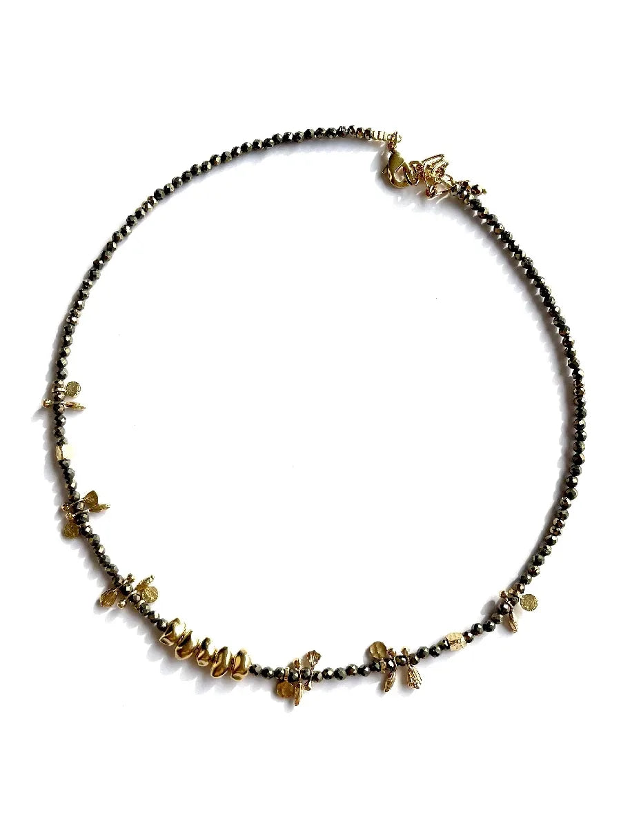 collier lucia pyrite