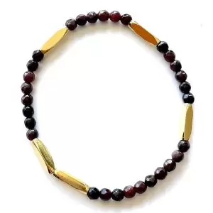 bracelet pure grenat