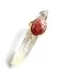 paulettequincaillerie-bijoux-createur-pierres-semi-précieuses-géode-cristal-de-roche_6 bague scarabée rhodochrosite