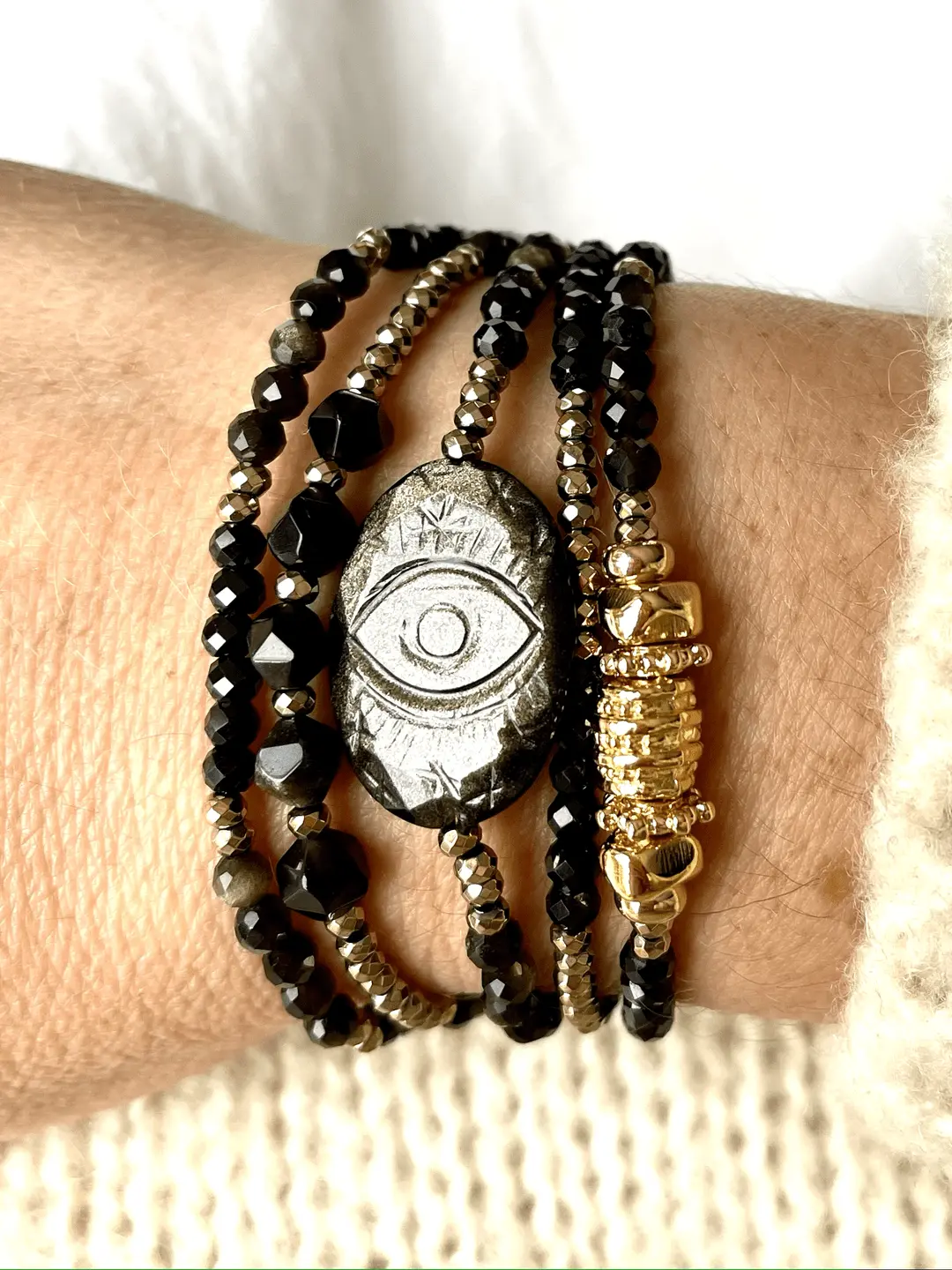 bijoux obsidienne
