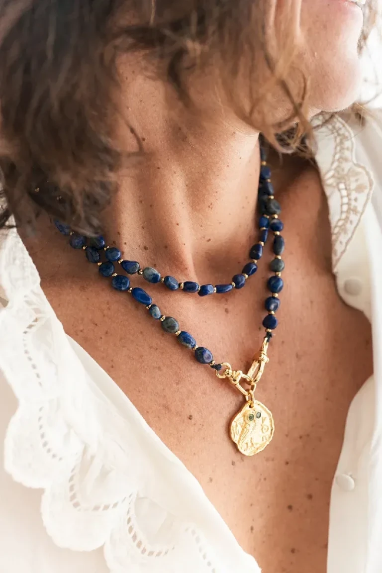 sautoir lapis lazuli lakshmi sautoir lakshmi lapis lazuli