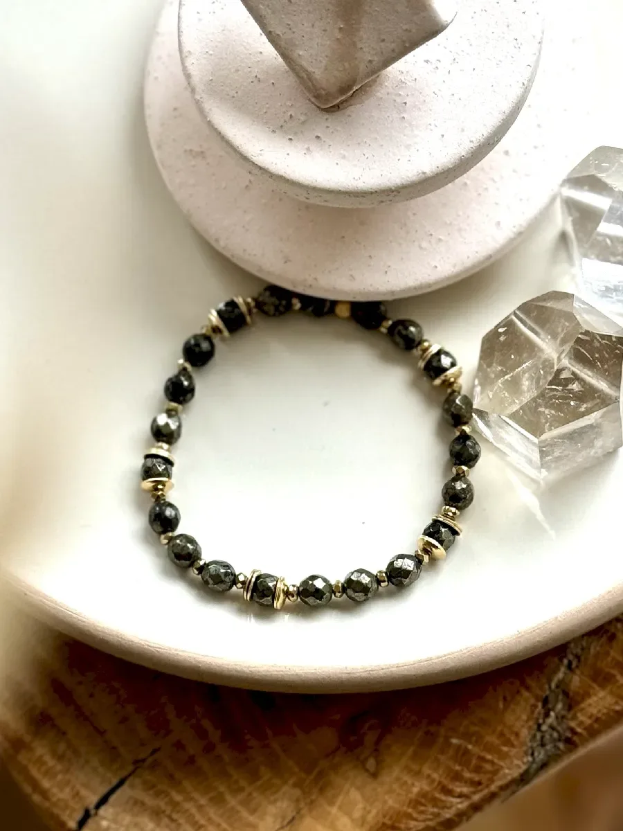 bracelet pure big pyrite