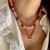 collier-jaspe rose marguerite bijoux-pierres-naturelles