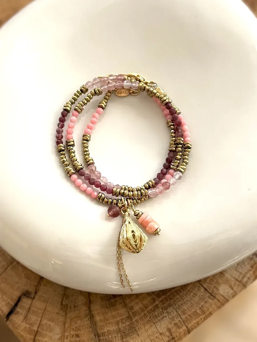 collier diamant et tourmaline