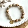 bracelet elena feldspath japse-biege-pierres-naturelles-createur-paulettequincaillerie_2