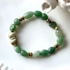 BRACELET VENUE AVENTURINE VERTE Bracelet PIERRES NATURELLES CRÉATRICE MADE IN FRANCE PAULETTEQUINCAILLERIE_4