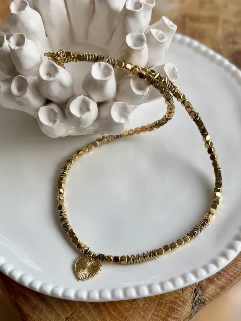 COLLIER amorino or COLLIER PIERRES NATURELLES CRÉATRICE MADE IN FRANCE PAULETTEQUINCAILLERIE_4