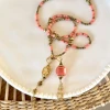 SAUTOIR NINA PÉPITES CORAIL bijoux pierres naturelles createur francais paulettequincaillerie_12