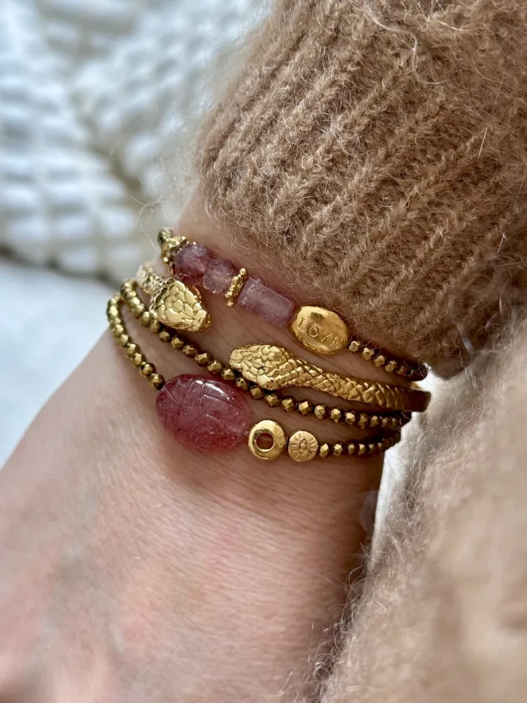 Bracelets quartz fraise pierres naturelles paulettequincaillerie_51 Bracelets pierres naturelles paulettequincaillerie_51