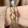 Bracelets quartz fraise pierres naturelles paulettequincaillerie_52 Bracelets pierres naturelles paulettequincaillerie_52