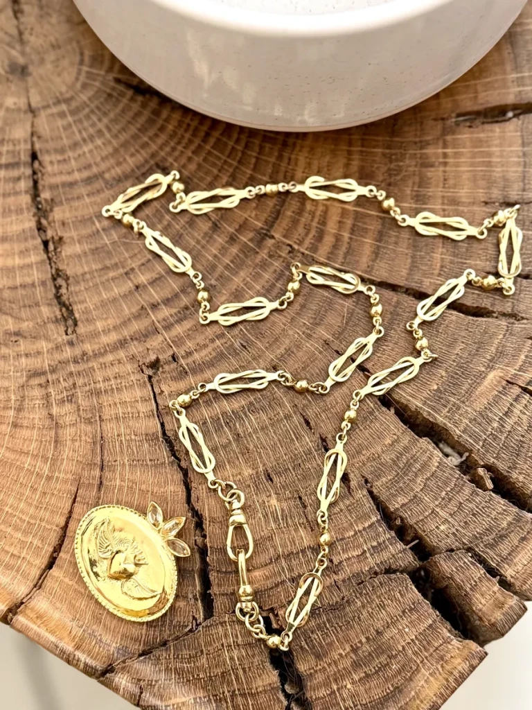 COLLIER CHAINE FILIGRANE CRÉATRICE MADE IN FRANCE PAULETTEQUINCAILLERIE