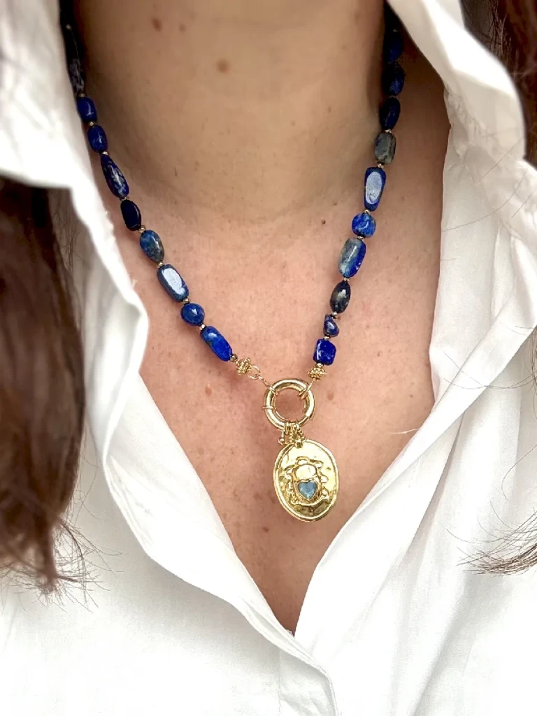 COLLIERS SABA LAPIS LAZULI PIERRES NATURELLES_4 COLLIERS SABA PIERRES NATURELLES_4