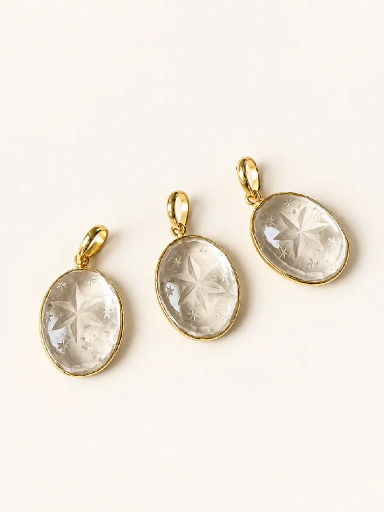 pendentif bonne etoile cristal de roche _7